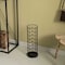 Vintiquewise Black Round Horizontal Design Umbrella Holder Stand for Indoor and Outdoor with Drip Water Tray QI004469 - alternate 3